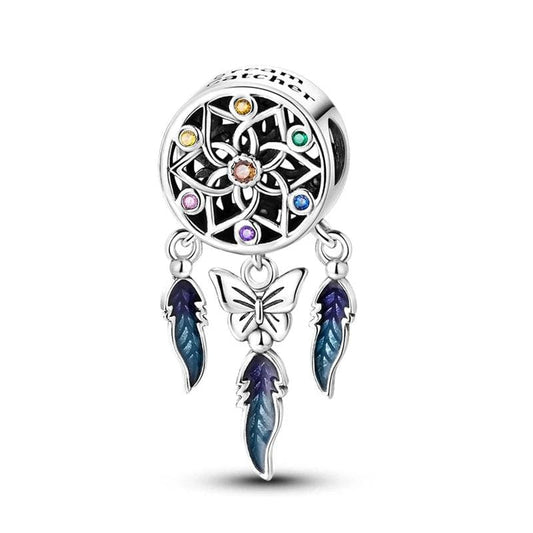 Butterfly Dreamcatcher Charm