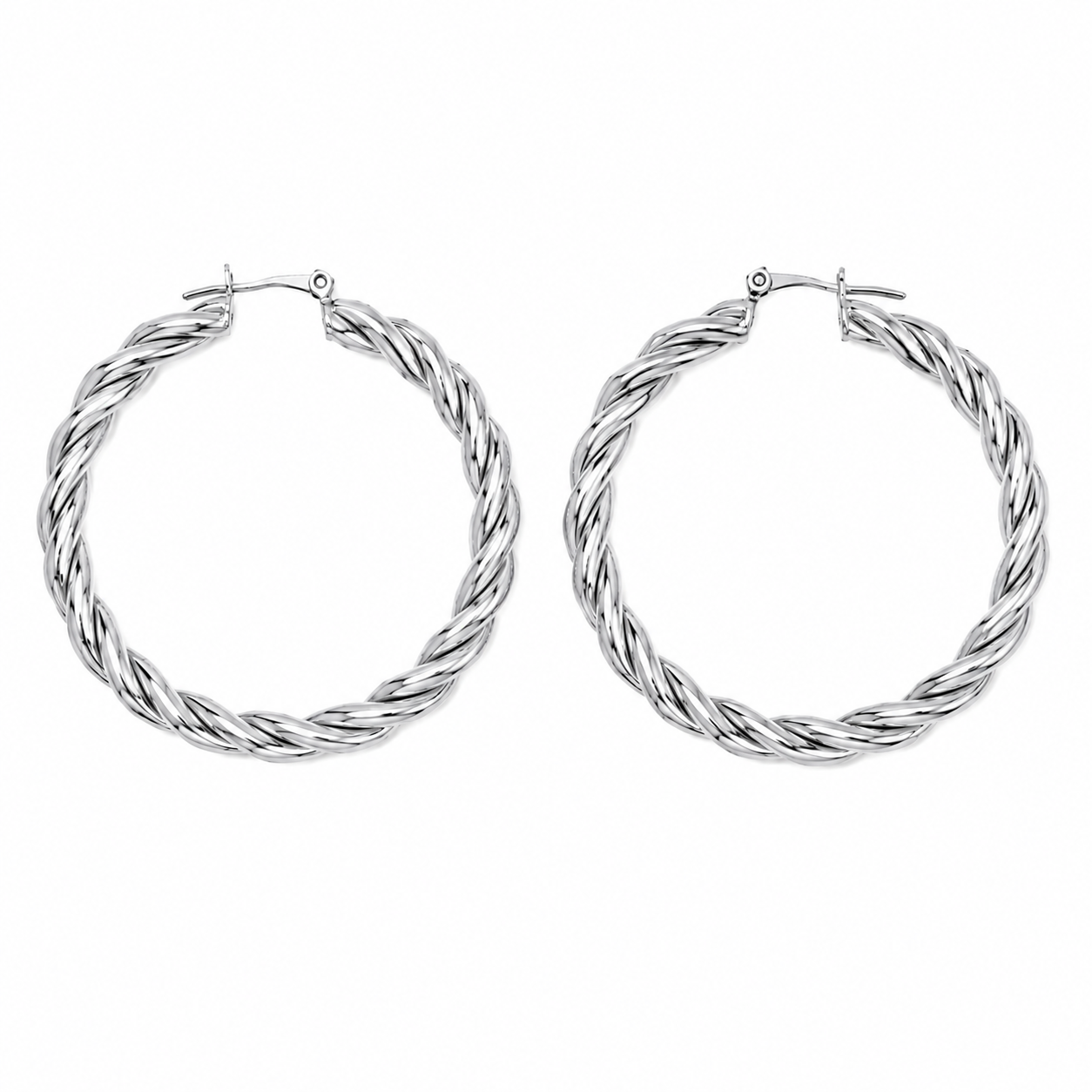 Sienna Twist Hoop Earrings