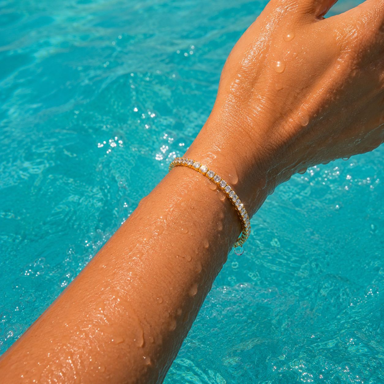 Aurelia Tennis Bangle Bracelet