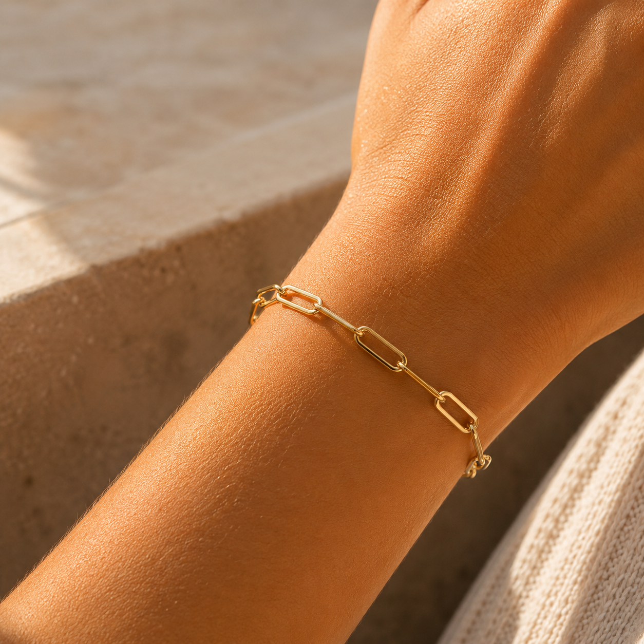 Amelie Paperclip Bracelet