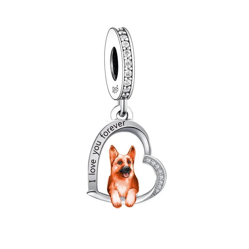 German Shepherd Dog Charm