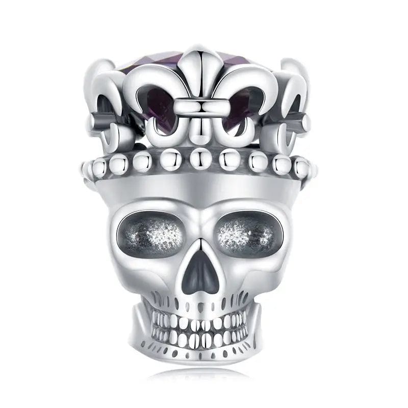 Halloween King Skull Charm