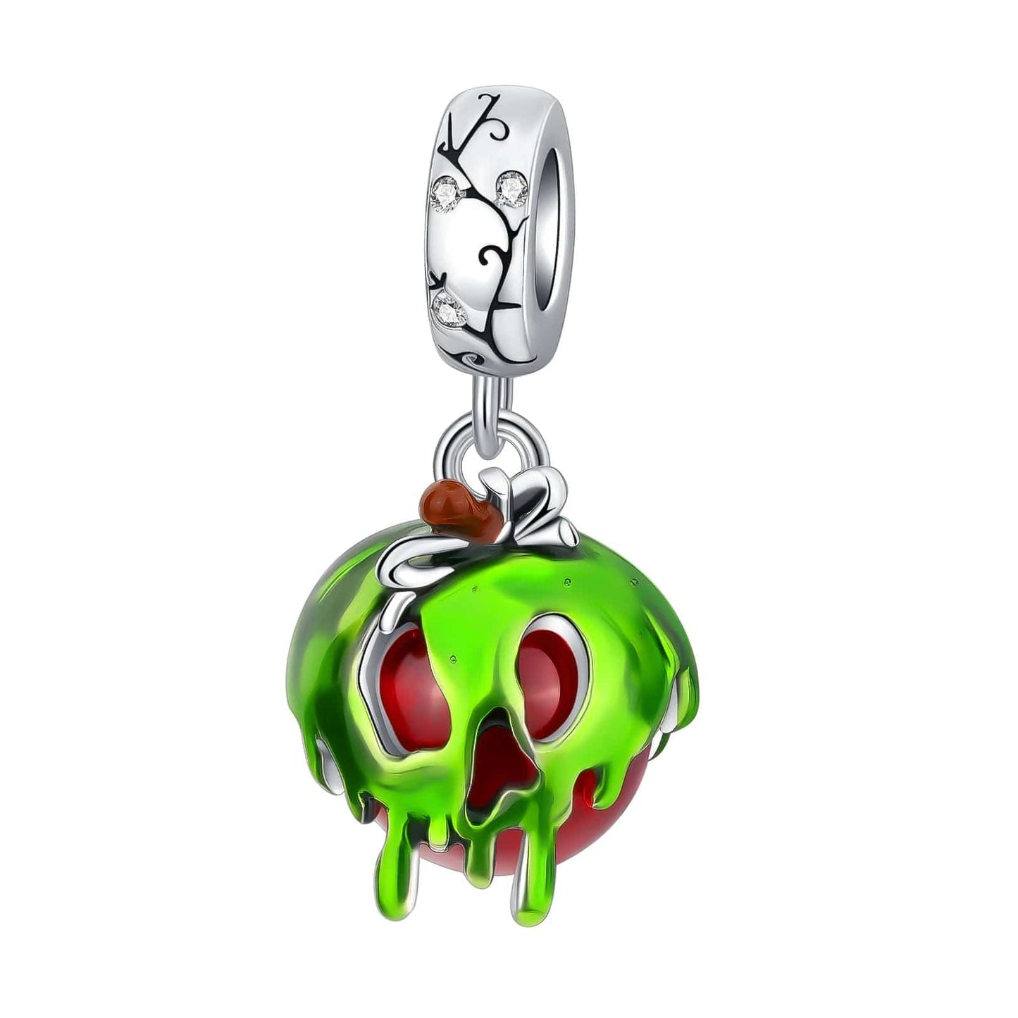 Halloween Poison Apple Charm