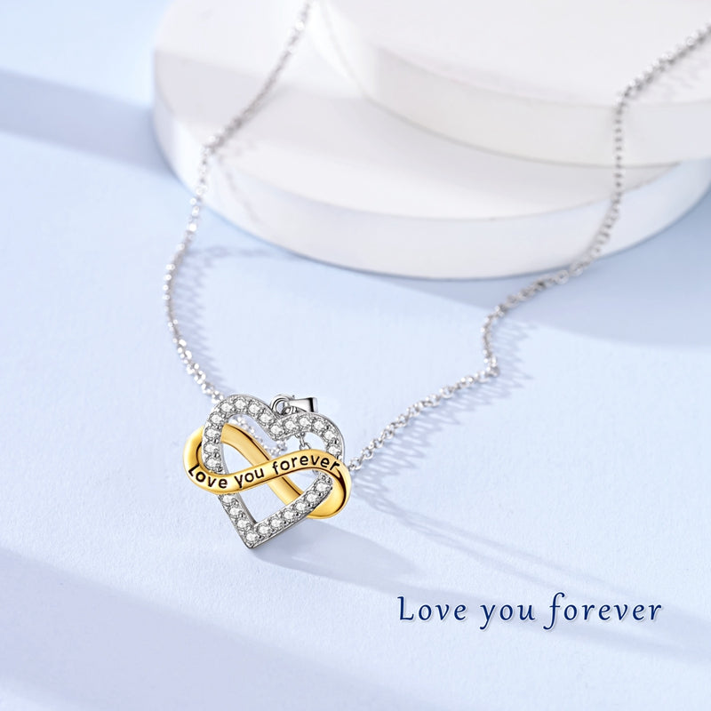 Infinite Love Heart Necklace