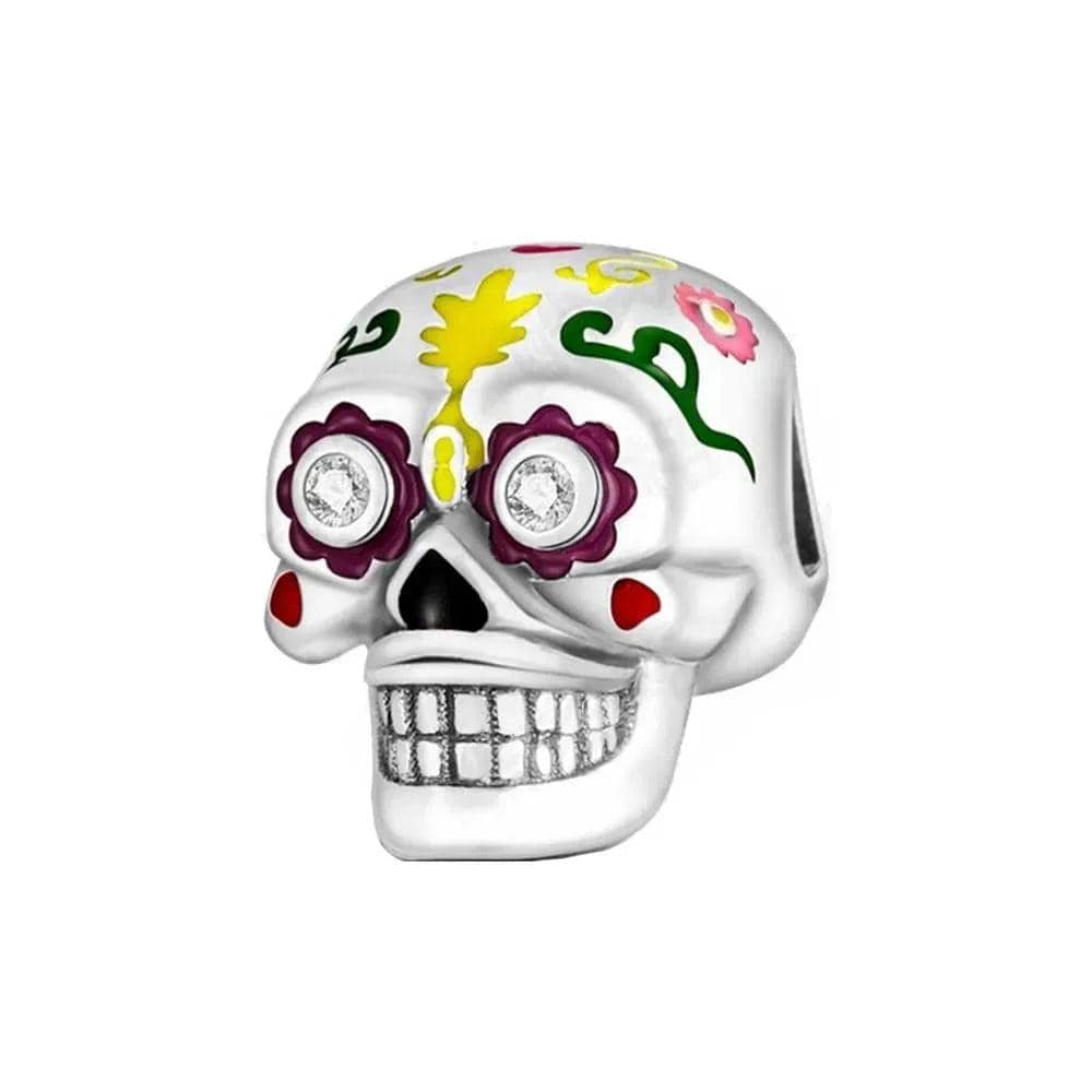 Mexican Style Skull Charm