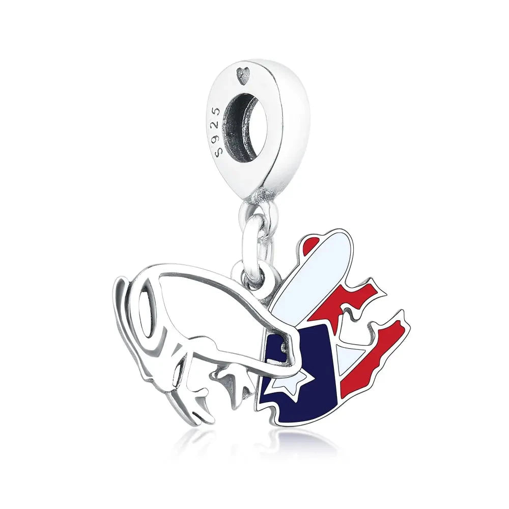 Puerto Rico Frog Dangle Charm
