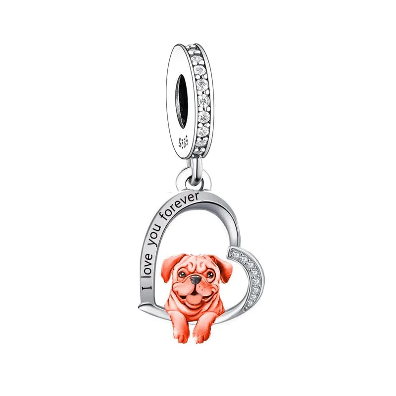 Pug Dog Charm