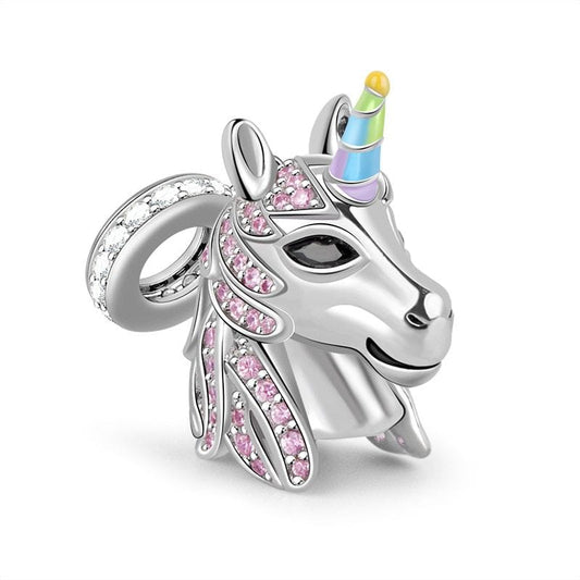 Rainbow Unicorn Dangle Charm