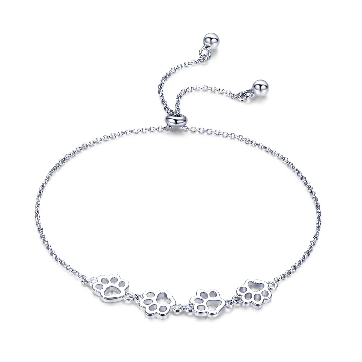 Paw Print Adjustable Bracelet