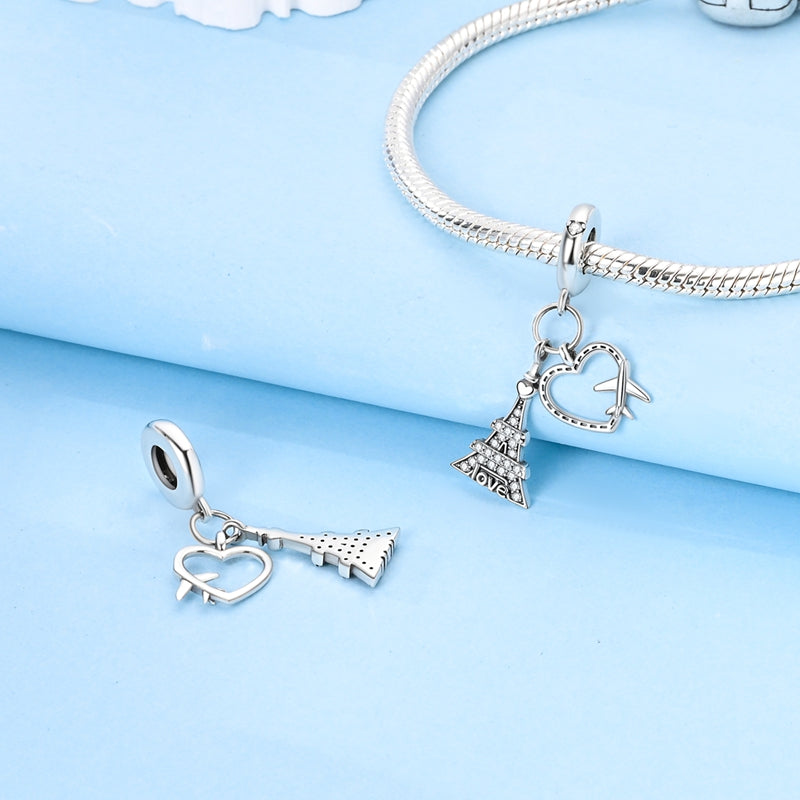Love in Paris Travel Dangle Charm