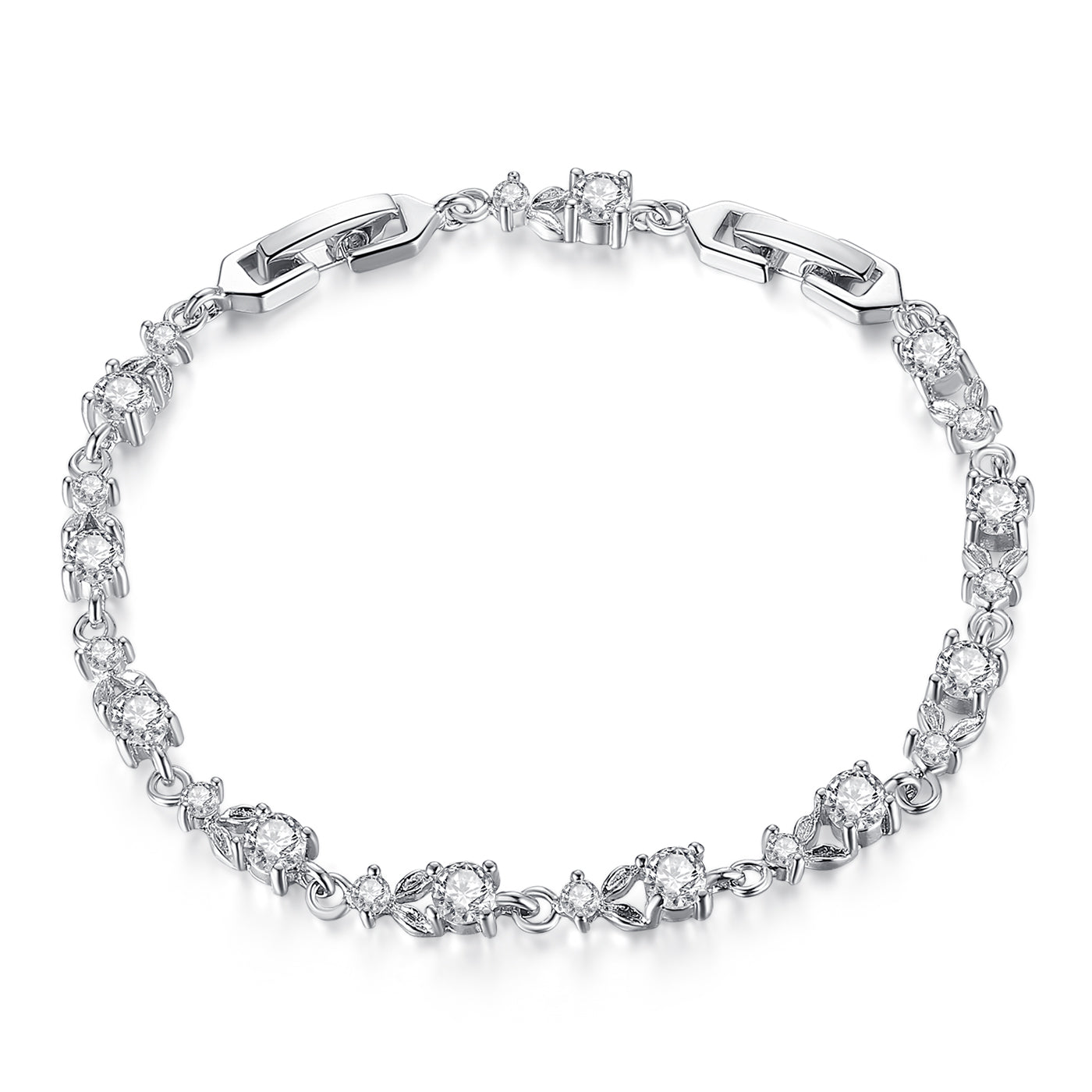 Colorful Crystal Tennis Chain Bracelet