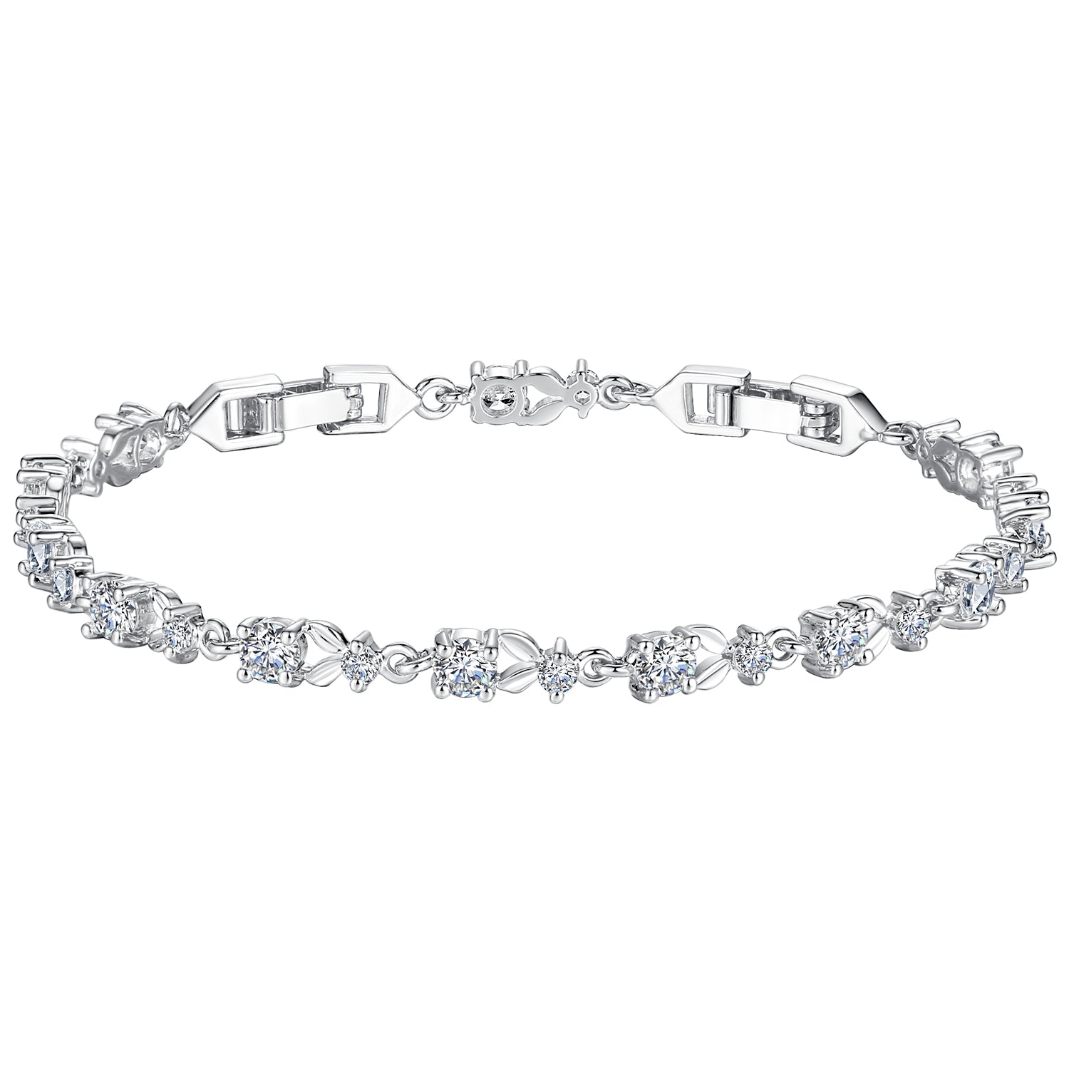 Colorful Crystal Tennis Chain Bracelet