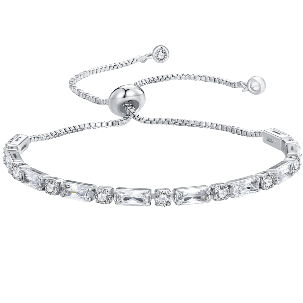 Pangama Jewelry Adjustable Mixed - Cut Crystal Bracelet