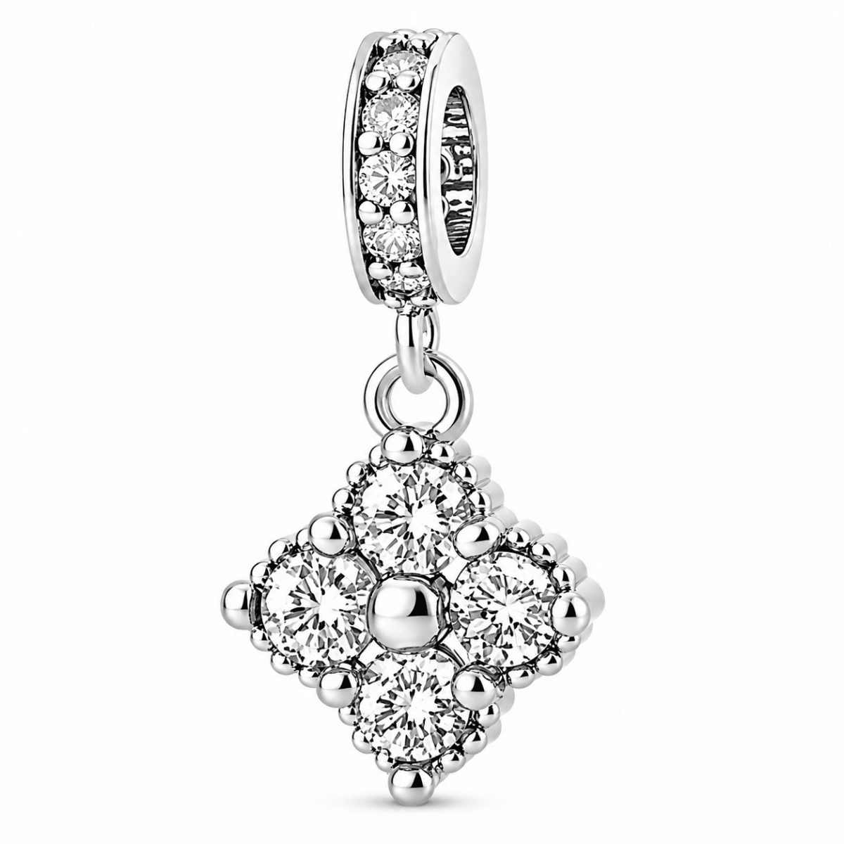 Pangama Jewelry Birthstone Blossom Flower Dangle Charm