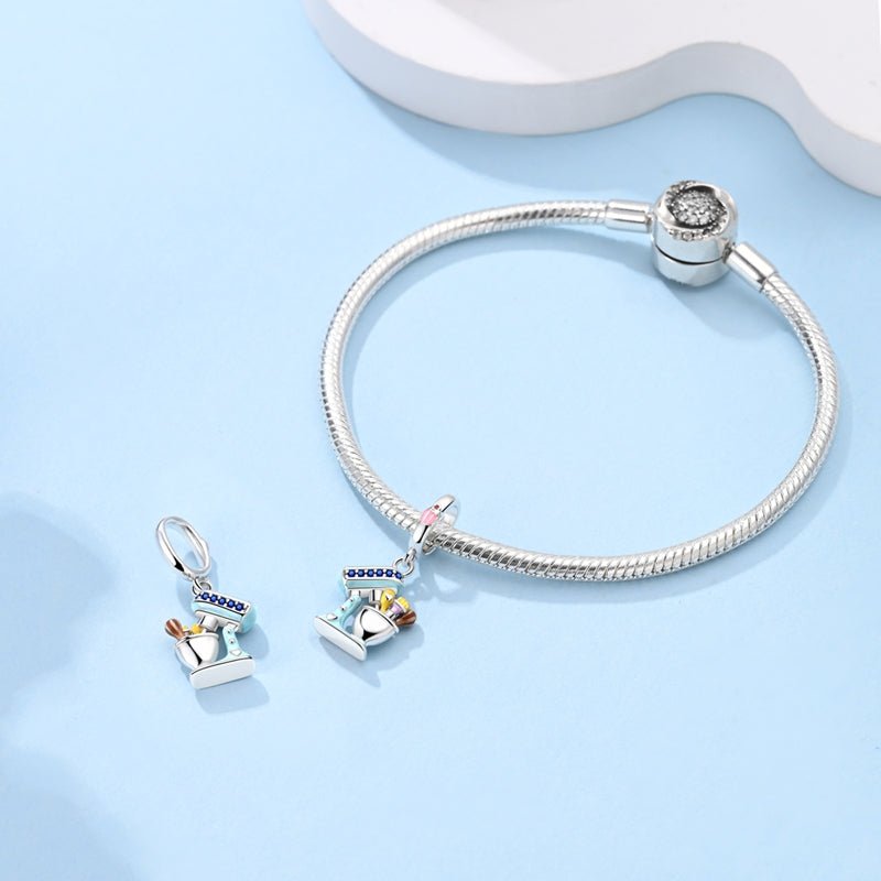 Pangama Jewelry Blue Mixer Baking Dangle Charm