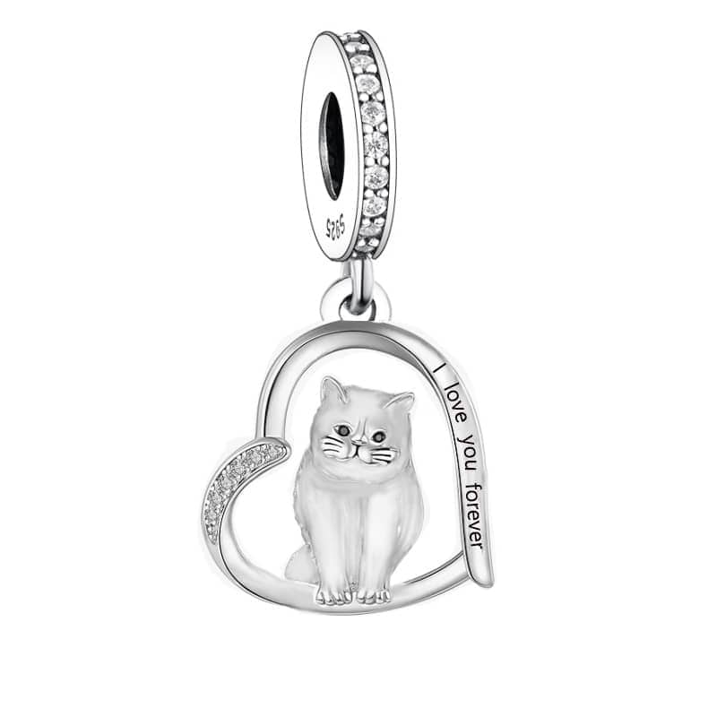 Pangama JewelryBritish Shorthair Cat Dangle Charm