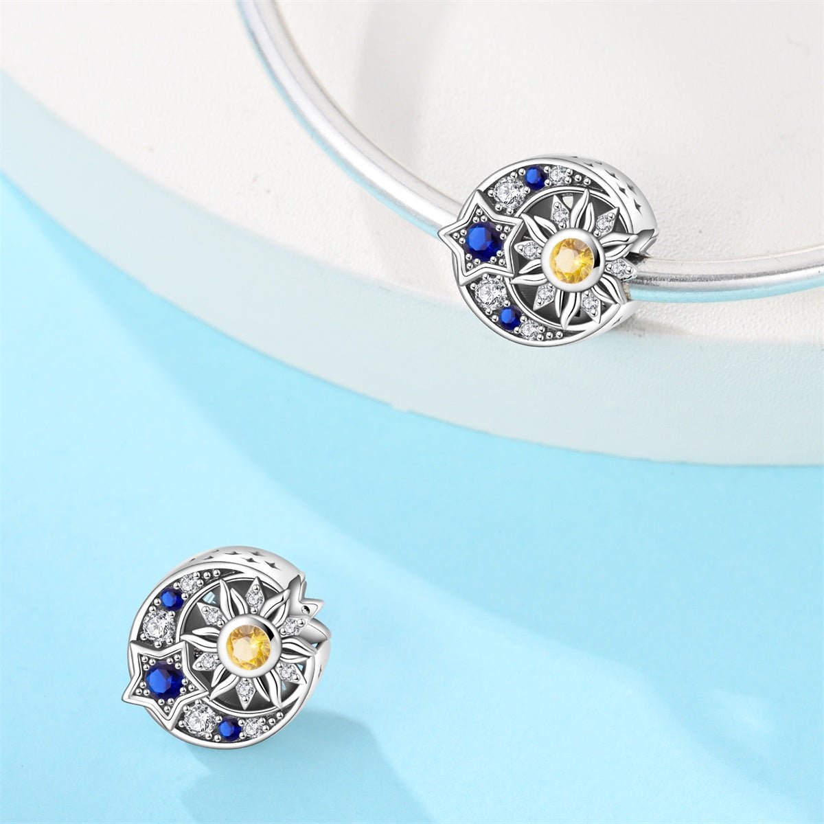 Pangama Jewelry Celestial Sun, Moon & Stars Charm