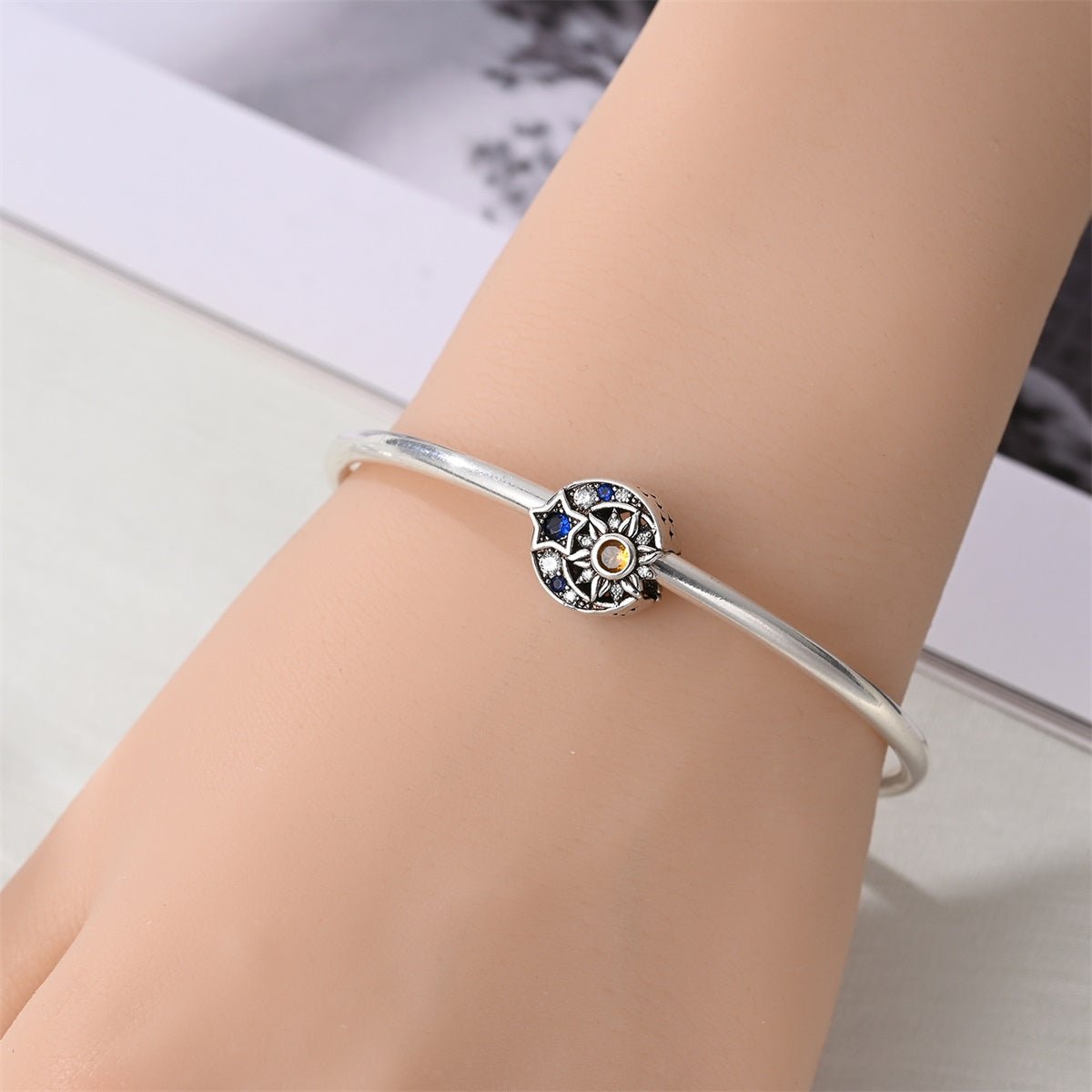 Pangama Jewelry Celestial Sun, Moon & Stars Charm