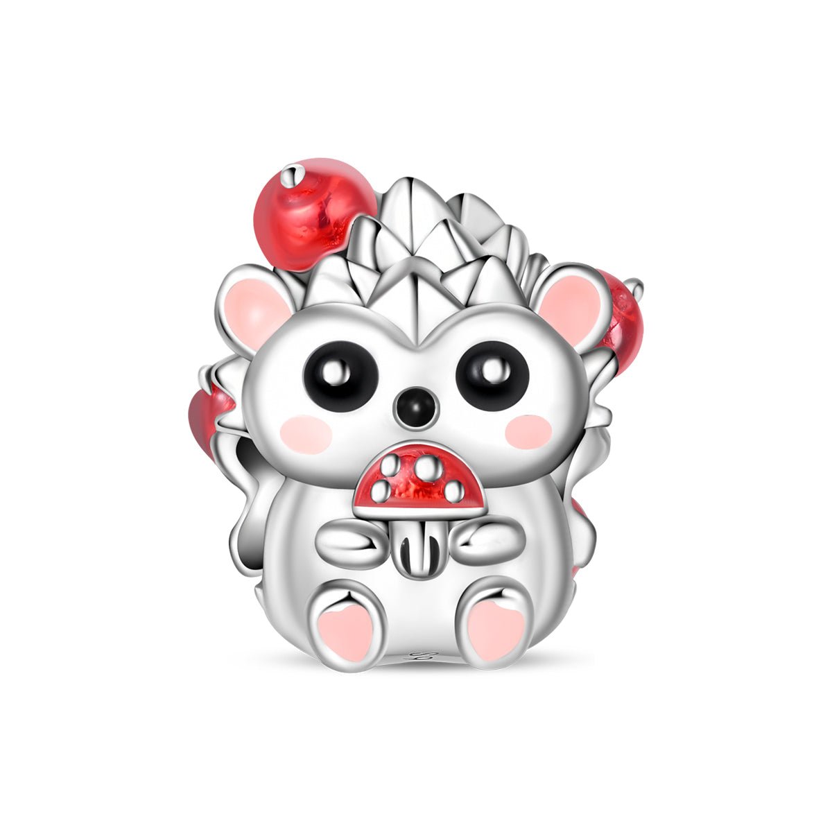 Pangama Jewelry Cute Hedgehog with Mushroom Charm