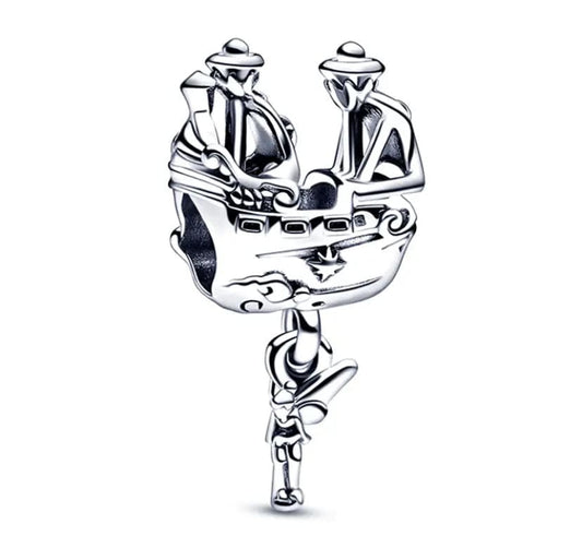 Disney Tinker Bell & Captain Hook’s Pirate Ship Charm
