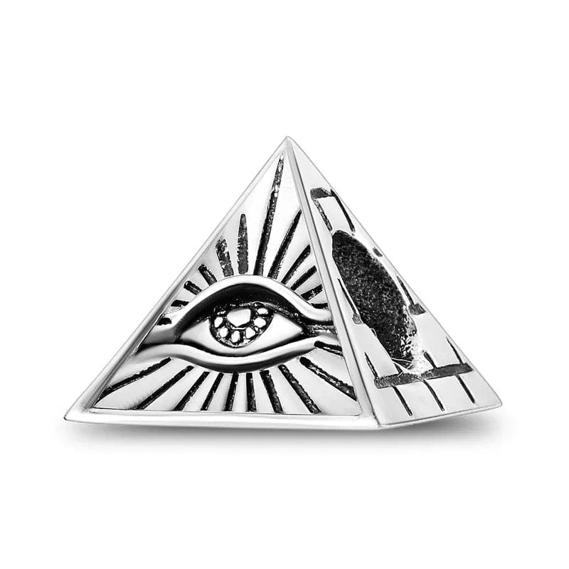 Egypt Pyramid Evil Eye Charm