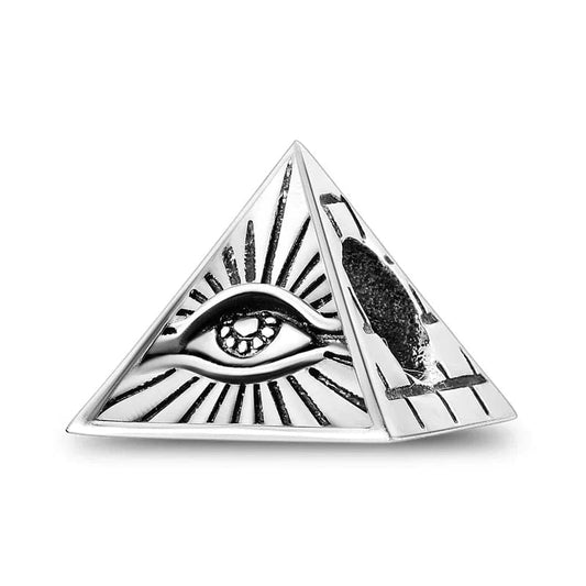 Egypt Pyramid Evil Eye Charm