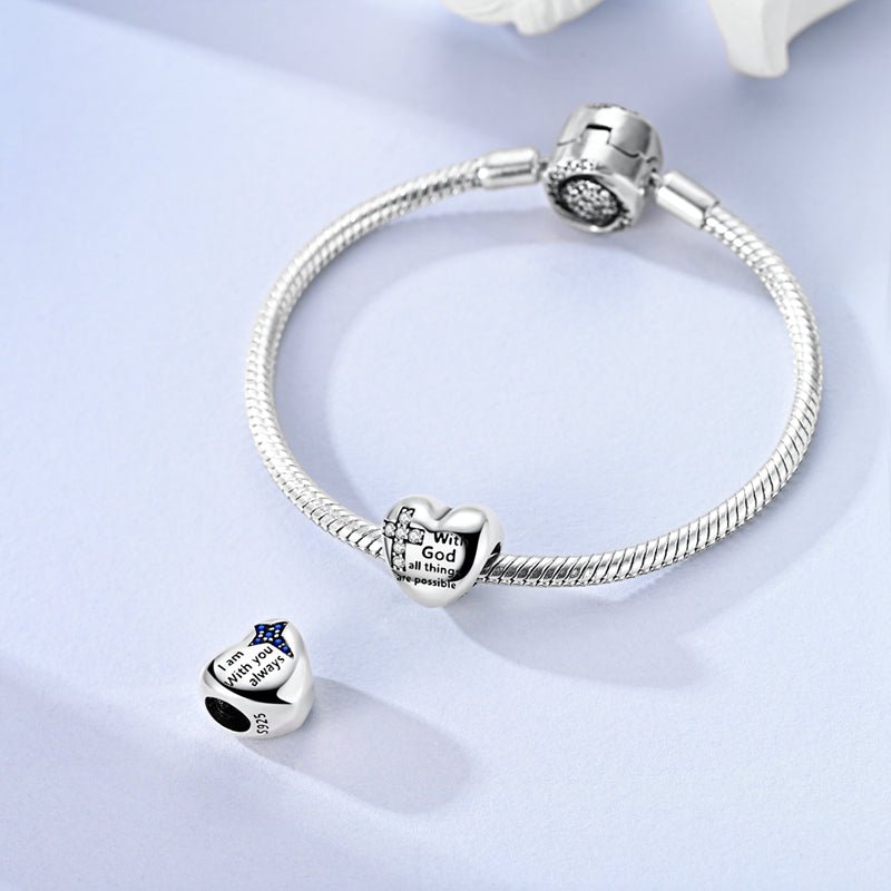 Pangama Jewelry Faith & Blessings Heart Charm