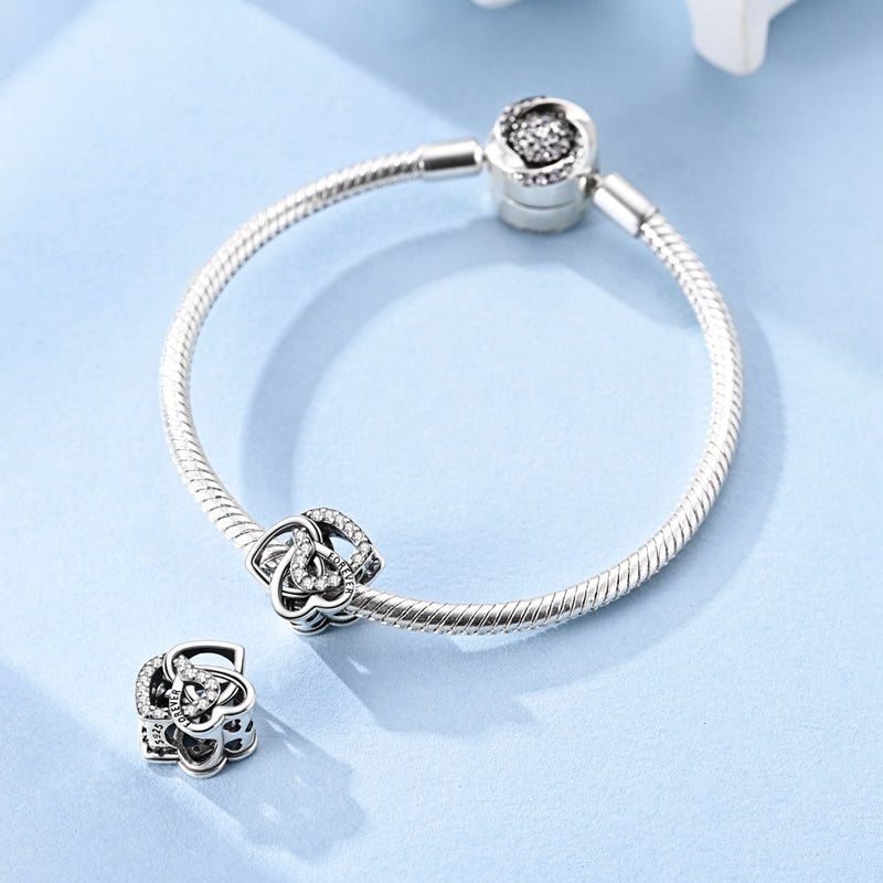 Pangama Jewelry Forever Interlocking Hearts Charm