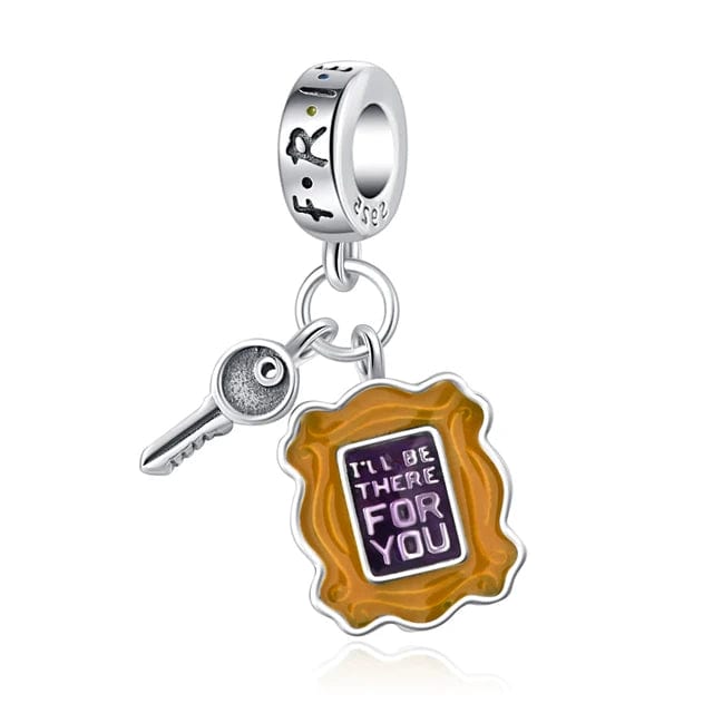 Pangama JewelryFriends TV Series Key and Peephole Dangle Charm