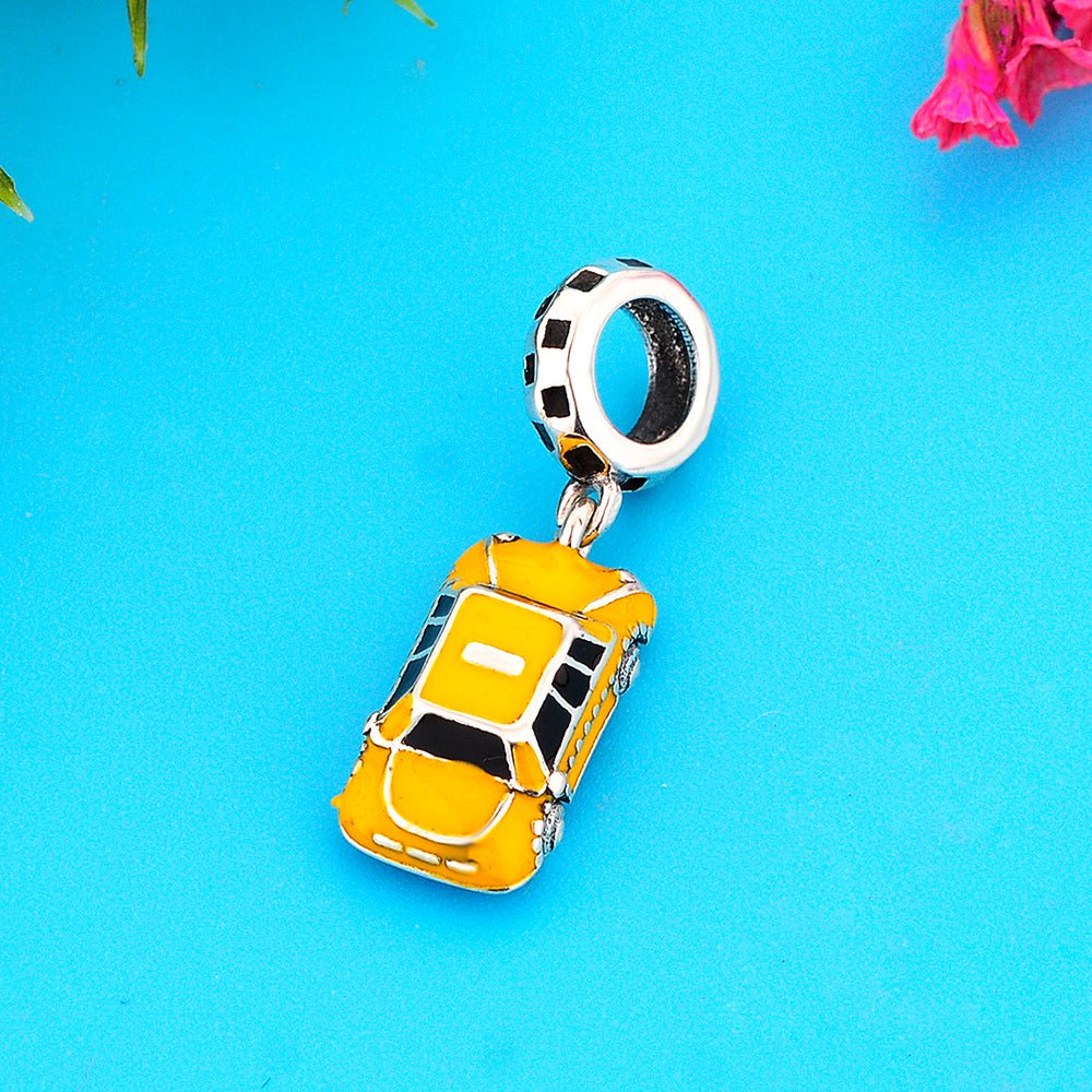 Pangama Jewelry Friends TV Series Phoebe's Iconic Yellow Taxi Charm