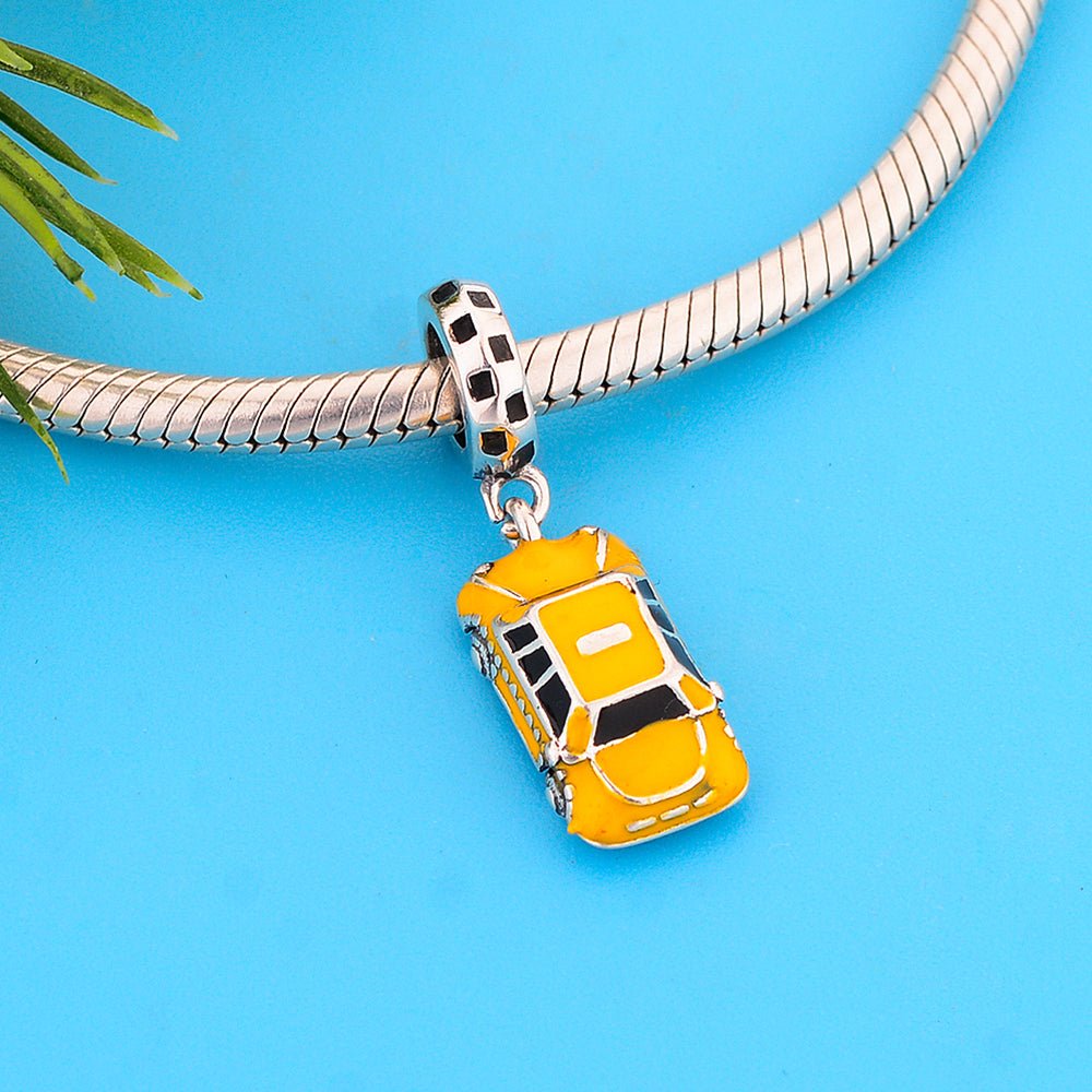 Pangama Jewelry Friends TV Series Phoebe's Iconic Yellow Taxi Charm