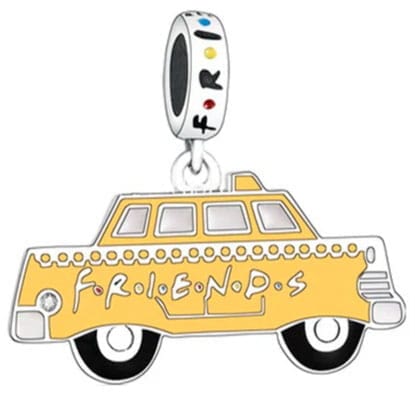 Friends TV Series Yellow Taxi Cab Dangle Charm