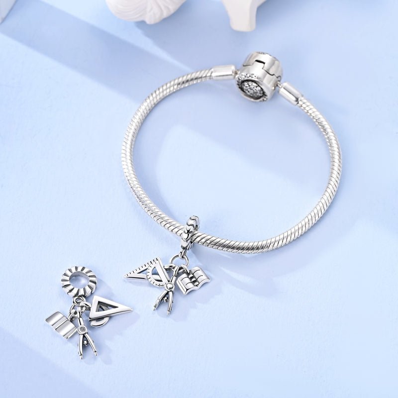 Pangama Jewelry Geometry Tools Dangle Charm