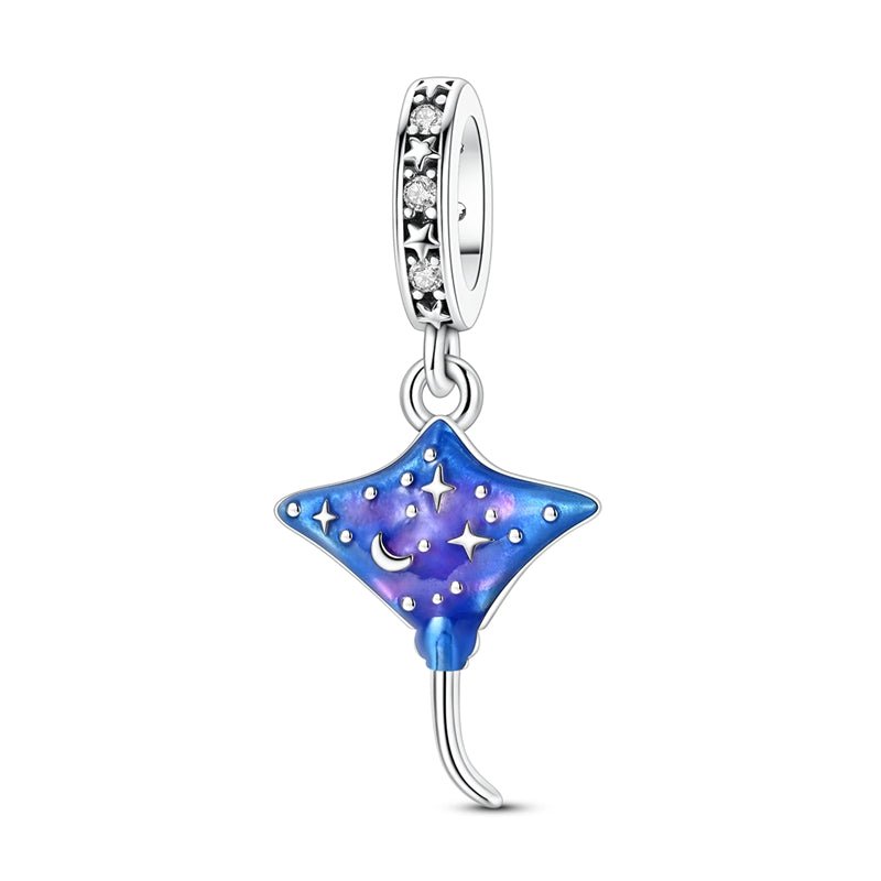 Pangama Jewelry Glow - in - the - Dark Cosmic Stingray Dangle Charm