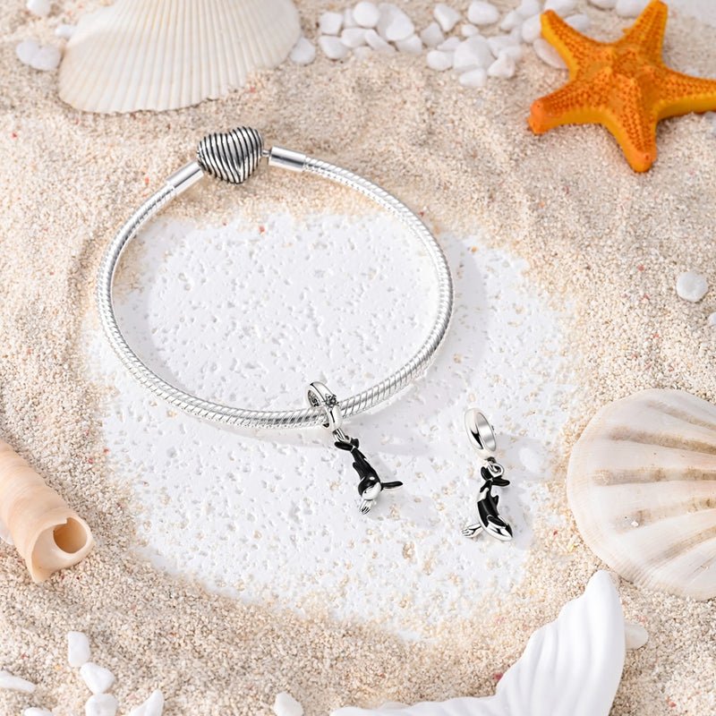 Pangama Jewelry Glow - in - the - Dark Orca Whale Dangle Charm