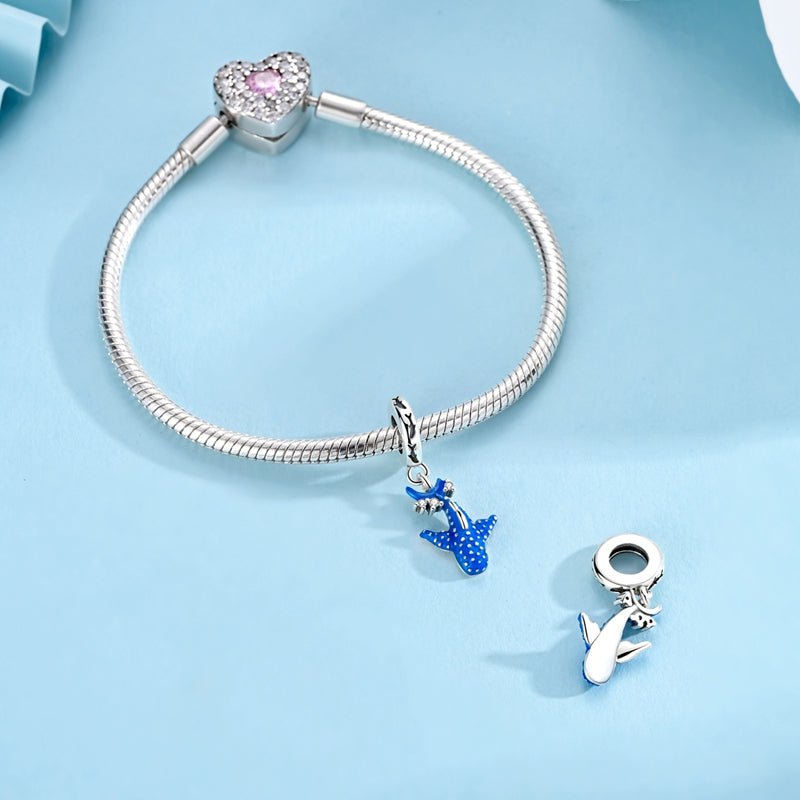 Pangama Jewelry Glow - in - the - Dark Whale Shark Dangle Charm