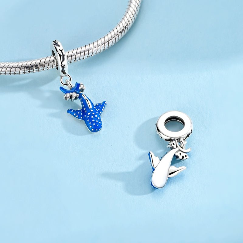 Pangama Jewelry Glow - in - the - Dark Whale Shark Dangle Charm