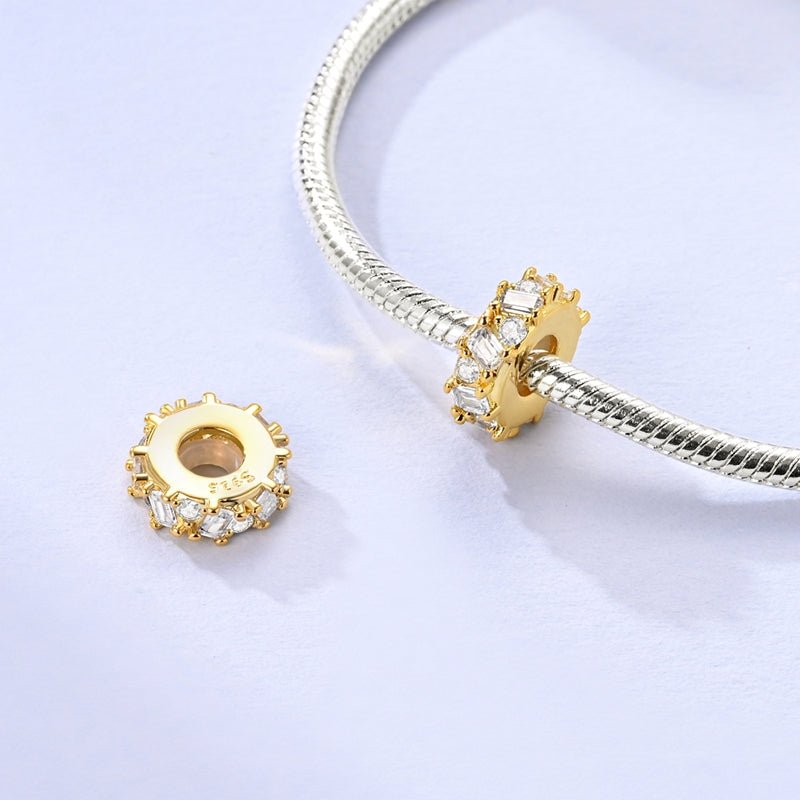Pangama Jewelry Golden Crystal Elegance Charm