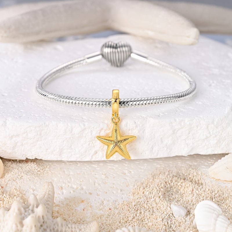 Pangama Jewelry Golden Starfish Dangle Charm