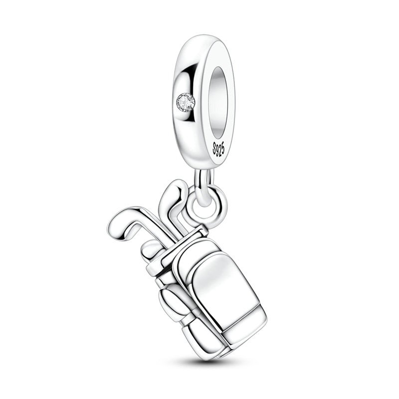 Pangama Jewelry Golf Bag & Clubs Dangle Charm
