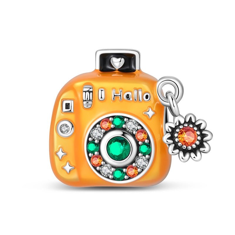 Pangama Jewelry Halloween Pumpkin Camera Charm