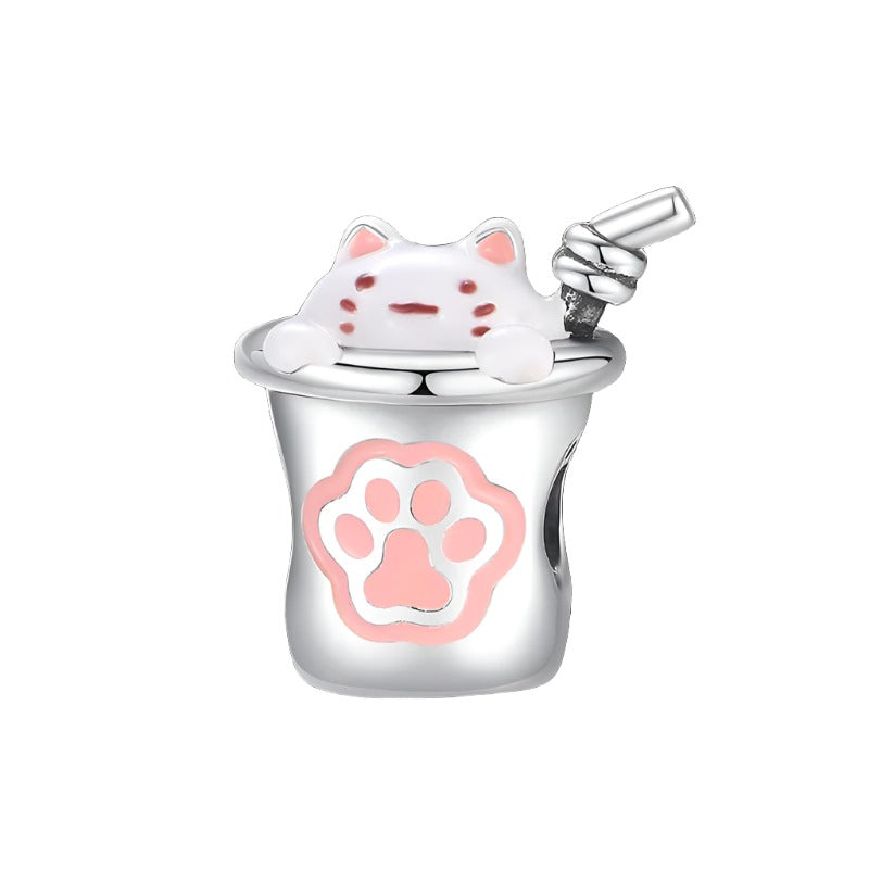 Hello Kitty Coffee Cup Charm