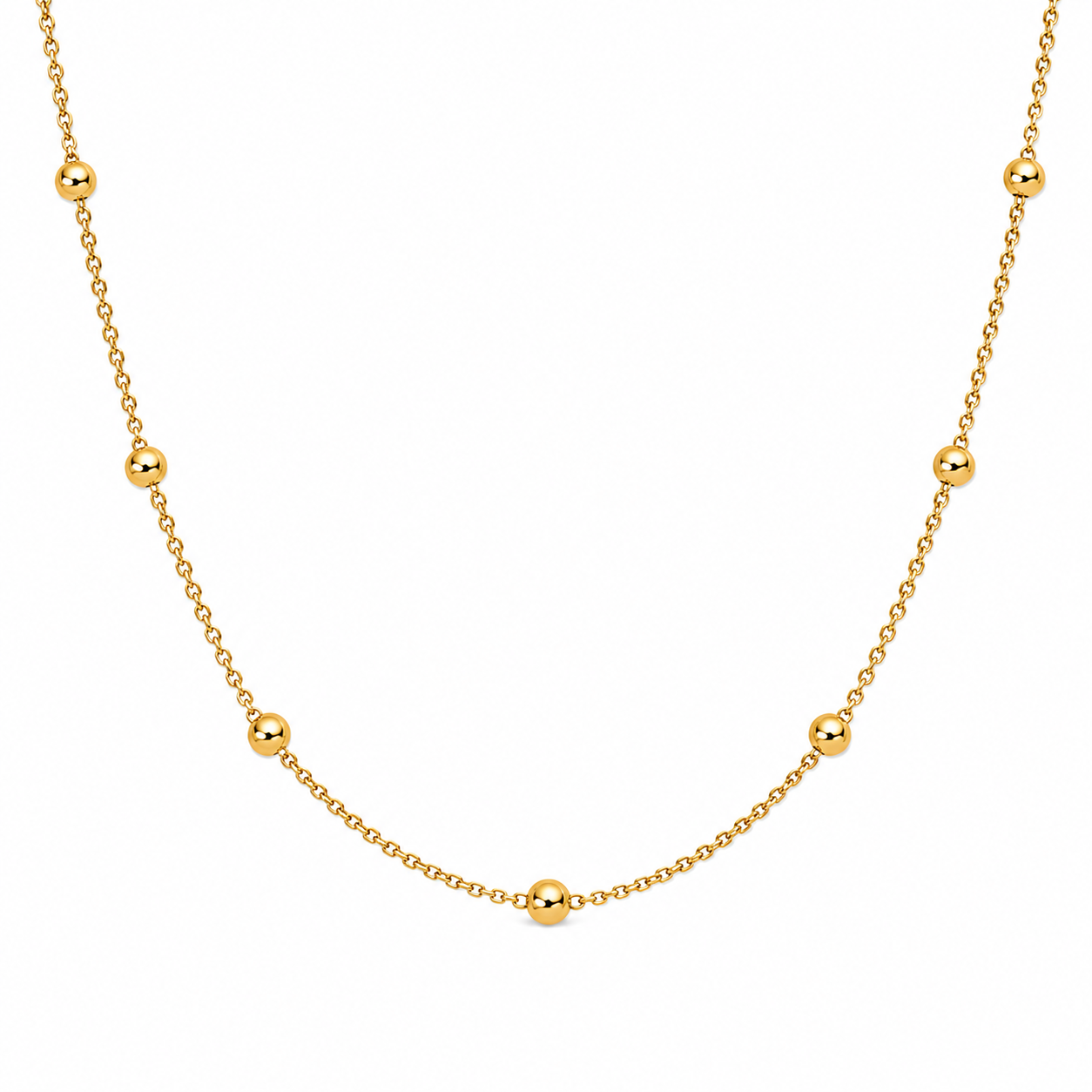 Luna Bead Chain Necklace
