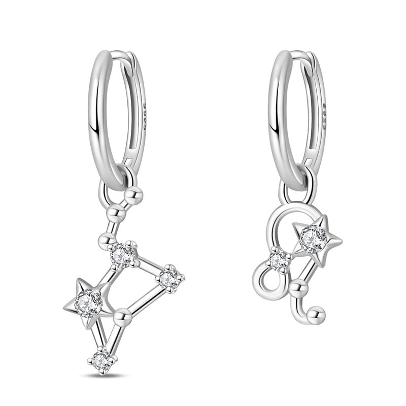 Pangama Jewelry Leo Constellation Zodiac Hoop Earrings
