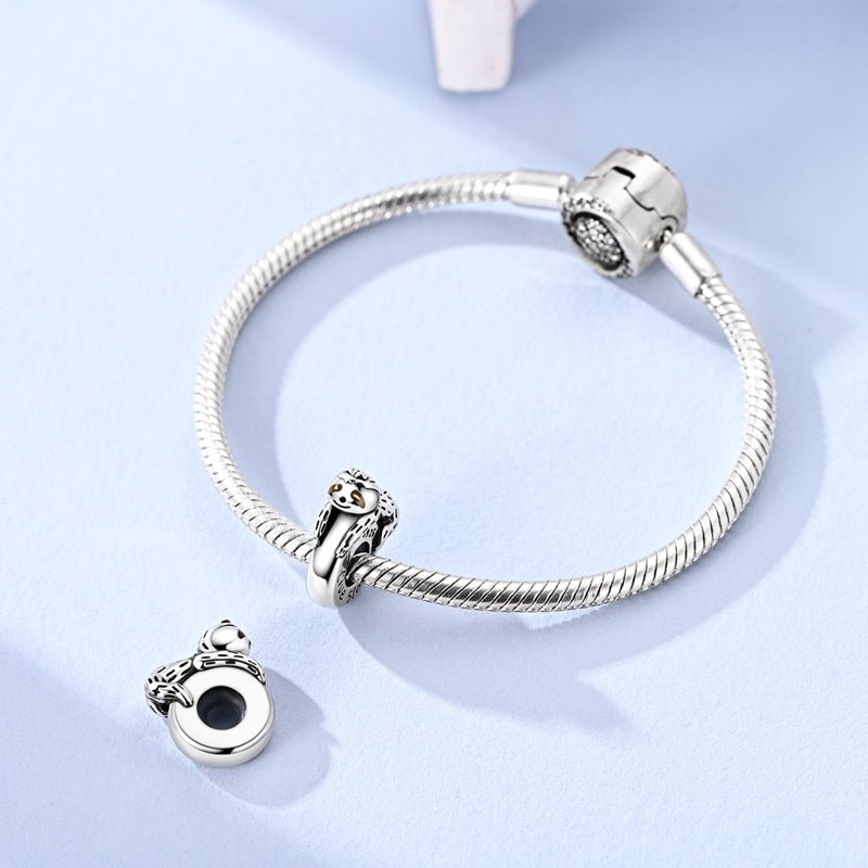 Pangama Jewelry Live Slow Sloth Hug Charm