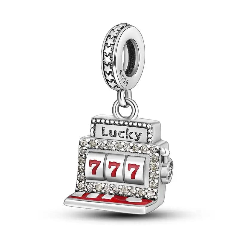 Lucky 777 Slot Machine Vegas Casino Charm