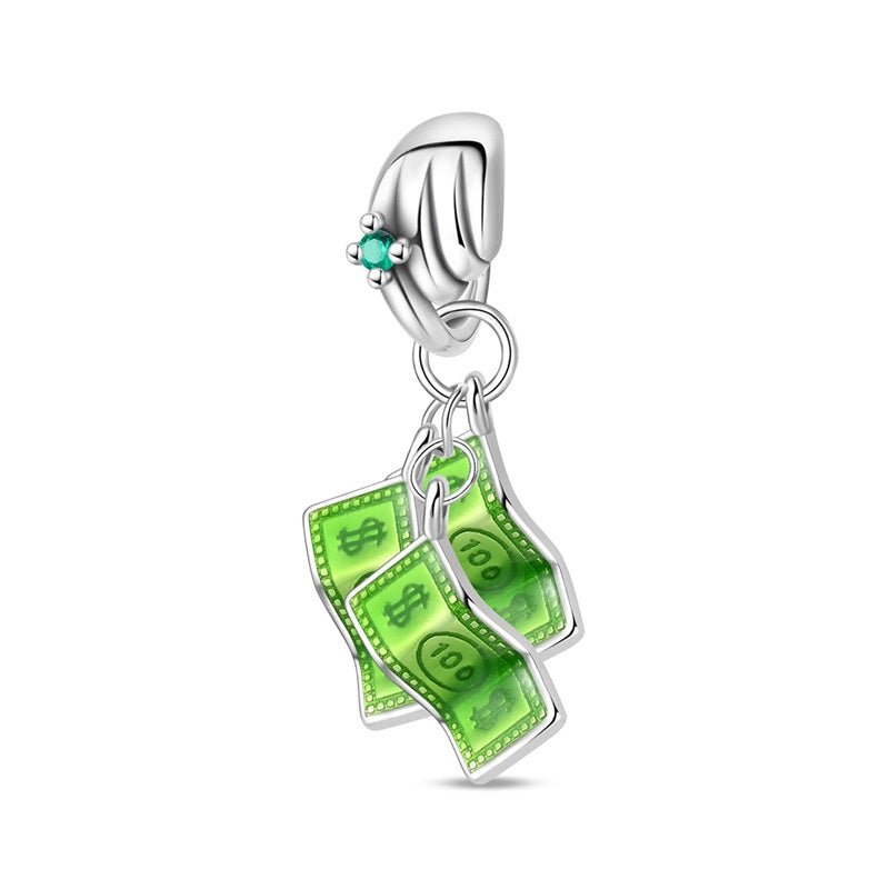 Pangama Jewelry Money Bills Dangle Charm
