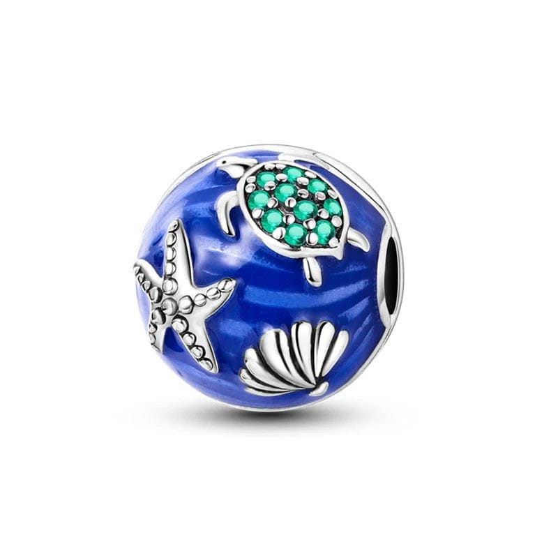 Ocean Turtle Starfish Charm