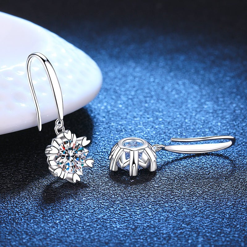 Pangama Jewelry Pangama Bloom Drop Moissanite Earrings