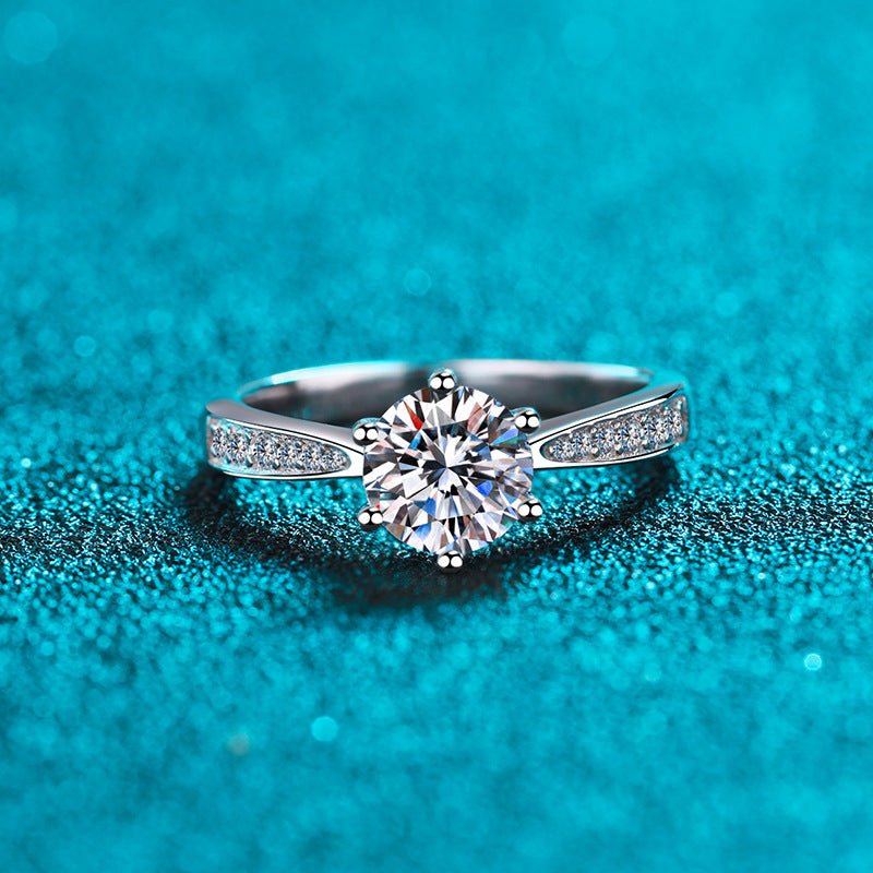 Pangama Jewelry Pangama Classic Solitaire Moissanite Ring